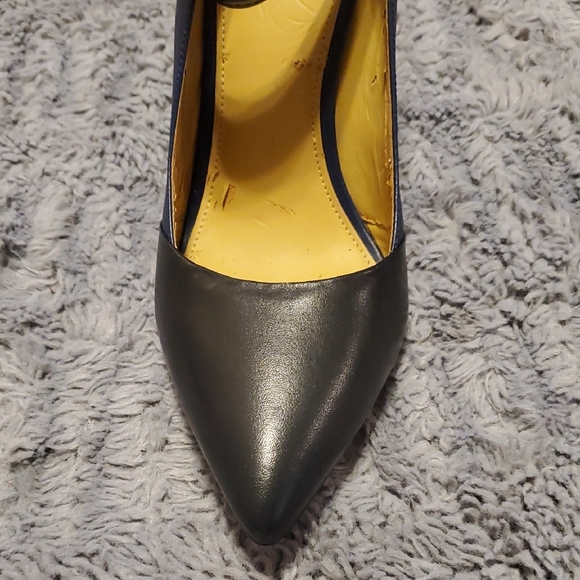 Coach Black and Blue Heels - Picture 8 of 14